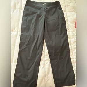 Boston Proper Cropped Pants side zip size 8